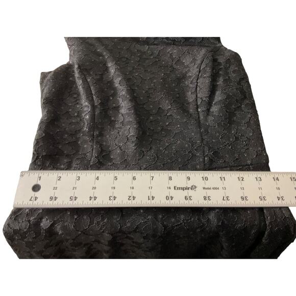 Speechless Women's 11 Black Lace Dress Open Back Fit and Flare Formal Party - Picture 5 of 13